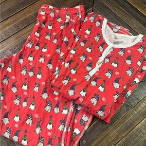 Roller Rabbit Red Gnome Pajama set